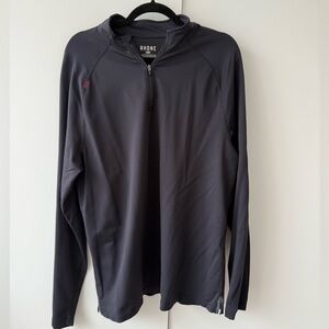 Men's Black Rhone 1/4 Quarter Zip Performance Pullover - Size Large